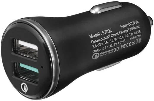 Spigen Quick Charge Autolader Zwart afbeelding 11