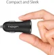 Spigen Quick Charge Autolader Zwart afbeelding 12