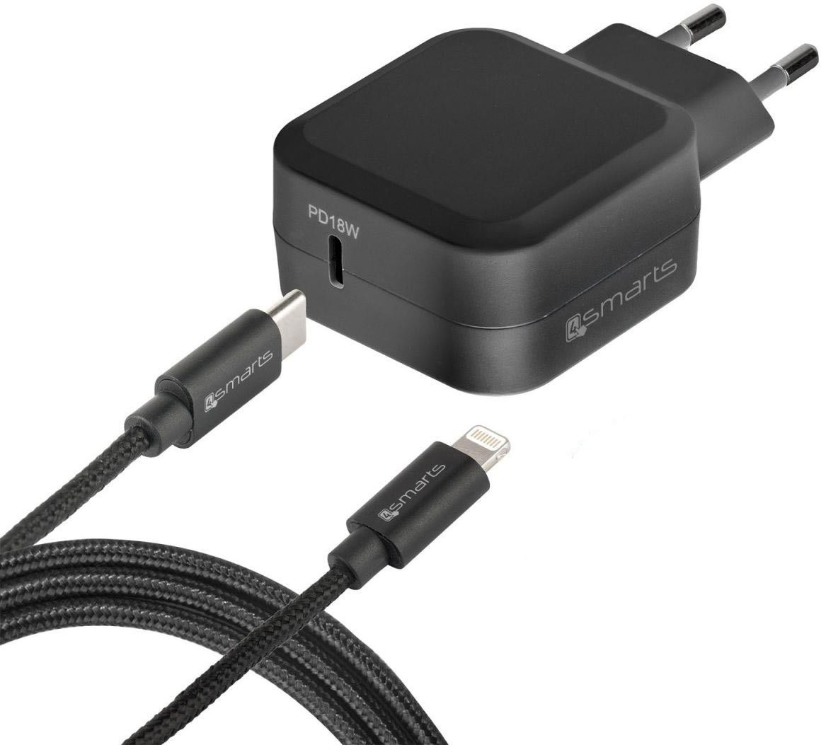 4Smarts iPhone Oplader met Fast Charge Technologie (1M) afbeelding 1