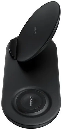 Originele Samsung Wireless Charger Duo Fast Charge Oplader USB-C Zwart afbeelding 4