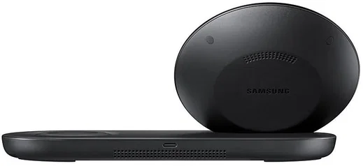 Originele Samsung Wireless Charger Duo Fast Charge Oplader USB-C Zwart afbeelding 6
