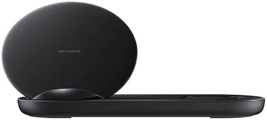 Originele Samsung Wireless Charger Duo Fast Charge Oplader USB-C Zwart afbeelding 7