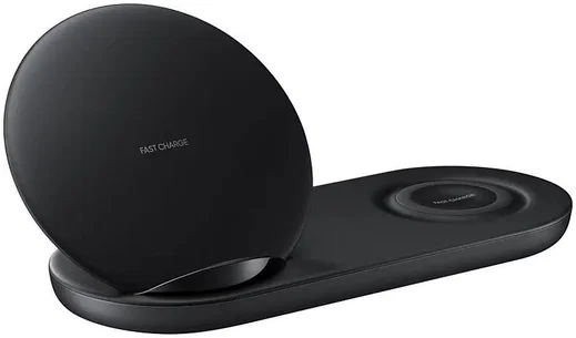Originele Samsung Wireless Charger Duo Fast Charge Oplader USB-C Zwart afbeelding 9