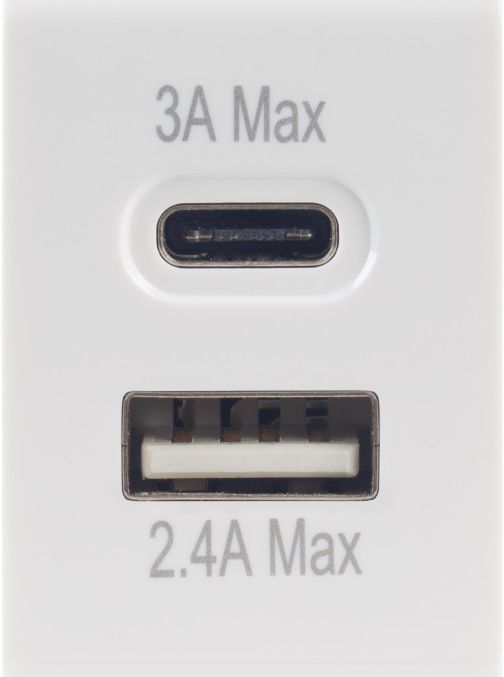 Xtorm Fast Charge Oplader USB en USB-C 3A Wit afbeelding 2