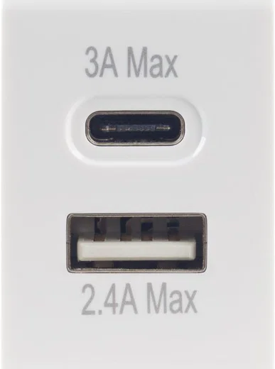 Xtorm Fast Charge Oplader USB en USB-C 3A Wit afbeelding 2
