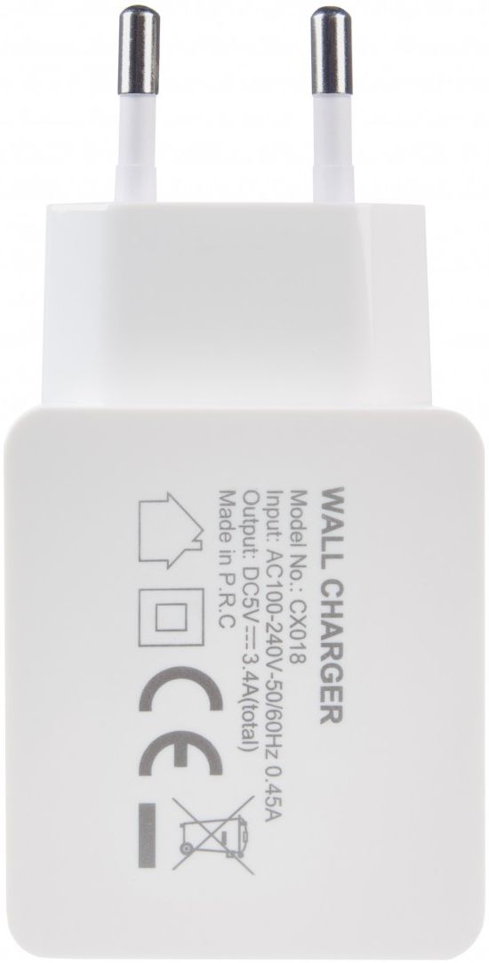 Xtorm Fast Charge Oplader USB en USB-C 3A Wit afbeelding 3