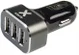 Xtorm Autolader met 3 USB Uitgangen Zwart afbeelding 3