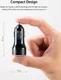 Ringke RealX2 Quick 36W Charge 3.0 Dubbele Auto Oplader Zwart afbeelding 6