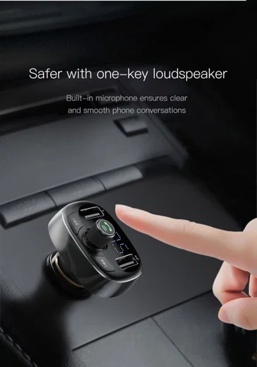 Baseus Bluetooth Muziek FM Transmitter en USB Autolader afbeelding 8