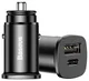 Baseus Dubbele Poort Universele USB+USB-C 30W Snellader Adapter Zwart afbeelding 1