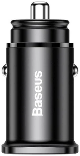 Baseus Dubbele Poort Universele USB+USB-C 30W Snellader Adapter Zwart afbeelding 7