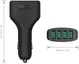 Aukey CC-01 Autolader met 4x USB 2.4A Zwart afbeelding 2