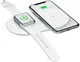 Baseus 2 in 1 Draadloze Oplader voor iPhone en Apple Watch Wit afbeelding 1