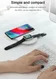 Baseus 2 in 1 Draadloze Oplader voor iPhone en Apple Watch Wit afbeelding 4