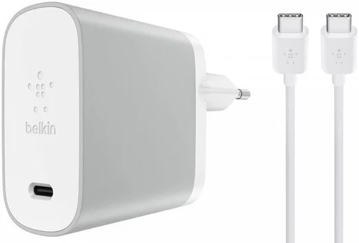 Belkin USB-C Adapter 45W/3A met Kabel (1,8M) Zilver afbeelding 7