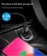 Baseus Dubbele USB Fast Charge Autolader Zwart afbeelding 2