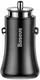 Baseus Dubbele USB Fast Charge Autolader Zwart afbeelding 24
