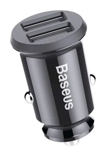 Baseus Dubbele USB Fast charge Autolader 15W Zwart afbeelding 6