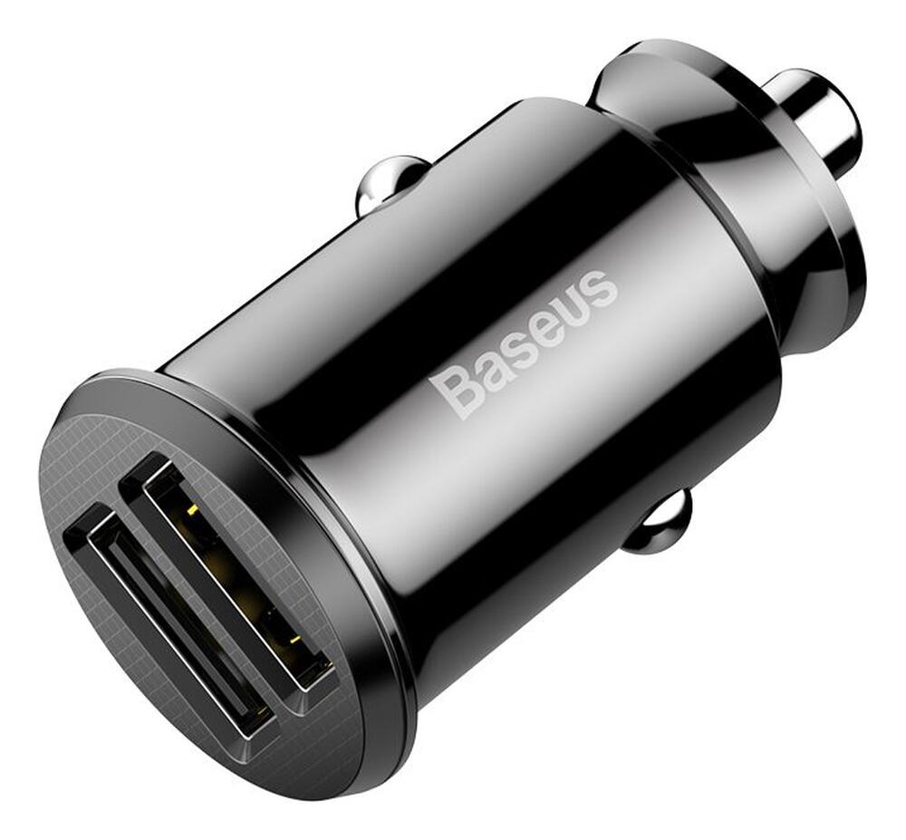 Baseus Dubbele USB Fast charge Autolader 15W Zwart afbeelding 7