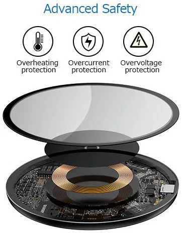 Baseus Qi Draadloze 10W Snellader Wit afbeelding 5