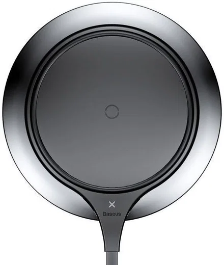 Baseus Metal Qi Draadloze 7.5W Snellader Zwart afbeelding 1
