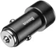 Baseus Small Screw Dubbele USB Autolader met USB-C Kabel Zwart afbeelding 3