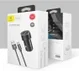 Baseus Small Screw Dubbele USB Autolader met USB-C Kabel Zwart afbeelding 21