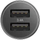 Baseus Small Screw Dubbele USB Autolader met USB-C Kabel Zwart afbeelding 13
