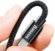 Baseus Small Screw Dubbele USB Autolader met USB-C Kabel Zwart afbeelding 5