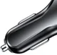Baseus Small Rocket QC3.0 Dubbele USB Autolader Zwart afbeelding 4