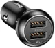 Baseus Gentry Dual USB Quick Charge 3.0 Autolader Zwart afbeelding 1