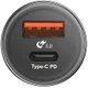 Baseus Dubbele Autolader Type-C PD en USB Quick Charger 3.0 Zwart afbeelding 3