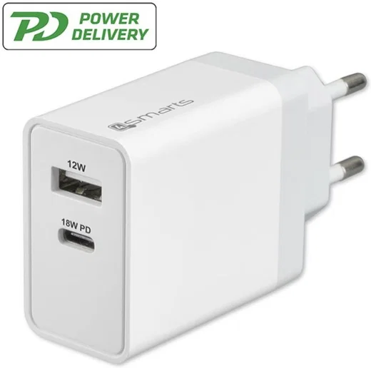 4smarts Powerplug Wall Charger 2A Wit afbeelding 1