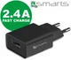 4smarts Universele Oplader 12W met USB naar Micro USB Kabel (1M) Zwart afbeelding 2