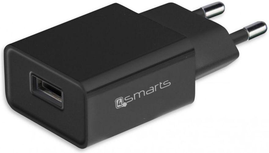 4smarts Universele Oplader 12W met USB naar Micro USB Kabel (1M) Zwart afbeelding 4