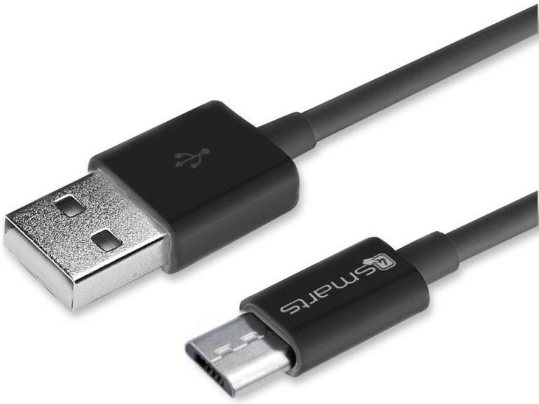 4smarts Universele Oplader 12W met USB naar Micro USB Kabel (1M) Zwart afbeelding 5