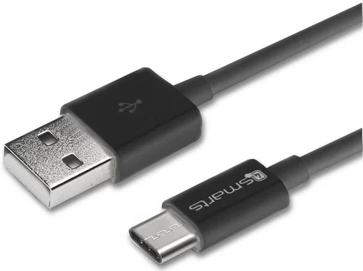 4Smarts 12W USB Oplader 2.4A met USB naar USB-C Kabel 1 Meter Zwart afbeelding 6