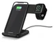2 in 1 Draadloze Oplader 10W voor Smartphone en Apple Watch Zwart afbeelding 4