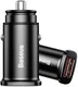 Baseus Square Dual USB Autolader Zwart afbeelding 1
