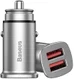 Baseus Square Dual USB Autolader Zilver afbeelding 1