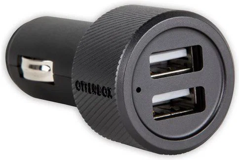 OtterBox Dual USB Autolader Zwart afbeelding 1