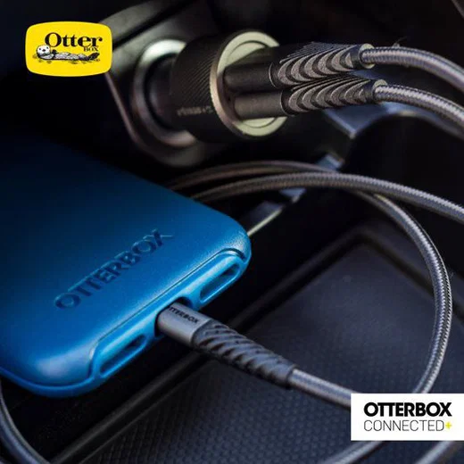 OtterBox Dual USB Autolader Zwart afbeelding 5