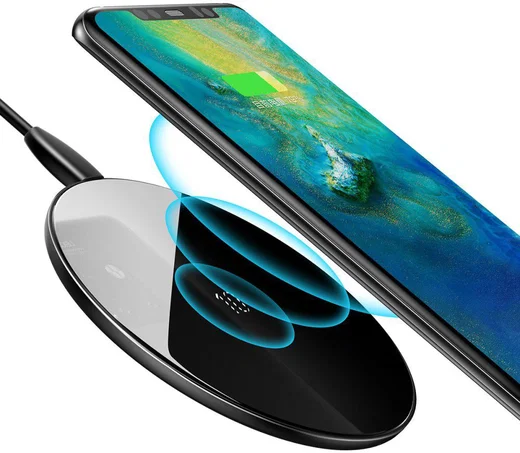 Baseus Qi Draadloze Oplader 10W Smartphonelader Zwart afbeelding 1