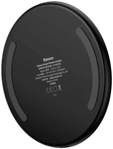 Baseus Qi Draadloze Oplader 10W Smartphonelader Zwart afbeelding 8