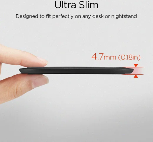 Spigen Essential F305W Universele Wireless Fast Charger (9W) Wit afbeelding 8