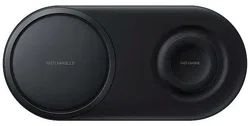 Samsung Charger Duo Pad EP-P5200 Draadloze Fast Charge Oplader Zwart afbeelding