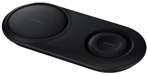 Samsung Charger Duo Pad EP-P5200 Draadloze Fast Charge Oplader Zwart afbeelding 2