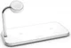 ZENS Aluminium Dual Smartphone en Apple Watch Draadloze Oplader Wit afbeelding 2