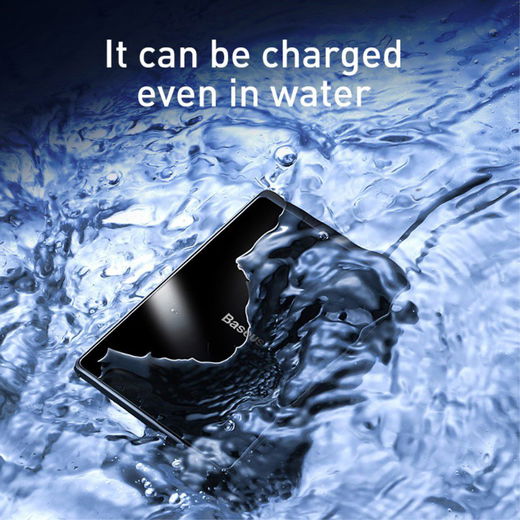 Baseus Compacte Draadloze Oplader 15W Ultra Dun met USB Kabel 1M Zwart afbeelding 14