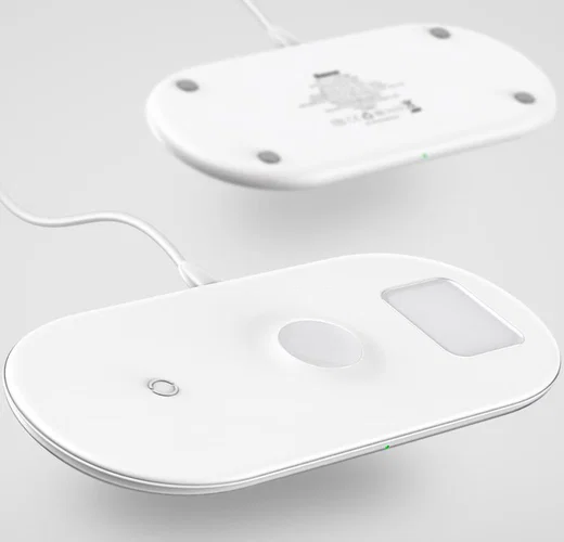Baseus 3 in 1 Draadloze Oplader [iPhone + Apple Watch + AirPods] Wit afbeelding 12